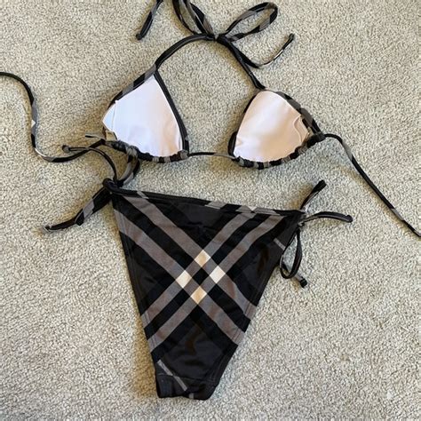 burberry swim women's|burberry plaid bikini.